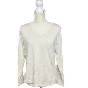 Toad&Co Tan Long Sleeve‎ Relaxed Tee